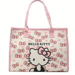 NIP! Hello Kitty Canvas Type of Tote Bag for the Woman on the go!
